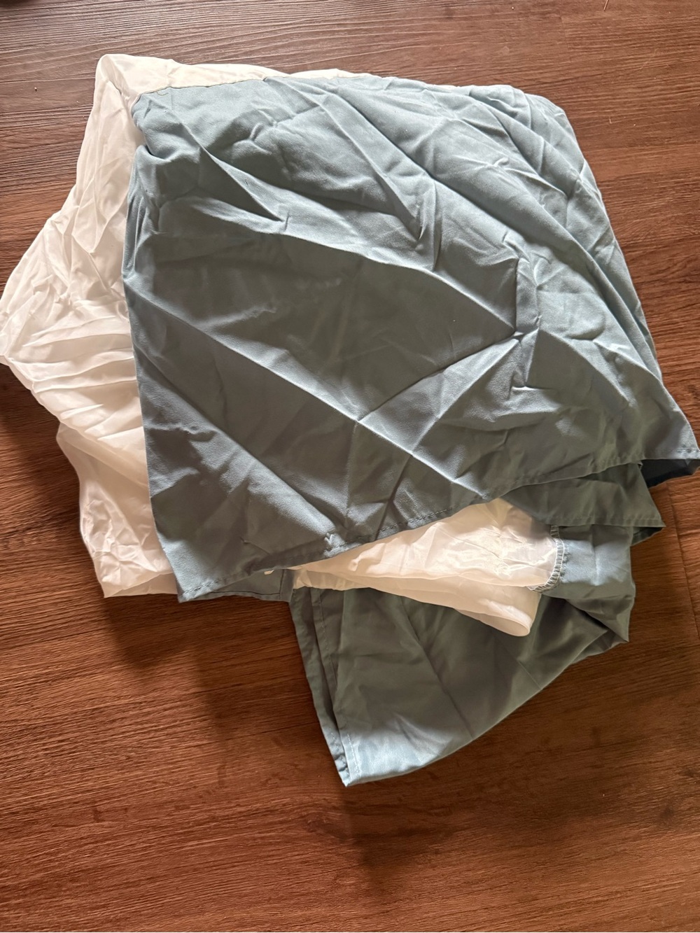 California King Bed skirt - Light Blue